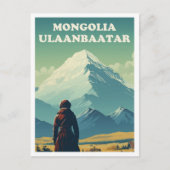 Ulaanbaatar Mongolia Postkarte (Vorderseite)