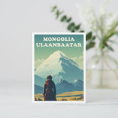 Ulaanbaatar Mongolia Postkarte (Stehend Vorderseite)