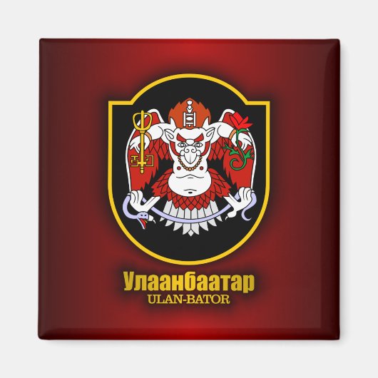 Ulan Bator Emblem Magnet (Vorne)