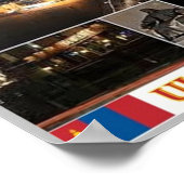 Ulan Bator - Mongolei - Mosaik - Poster (Ecke)