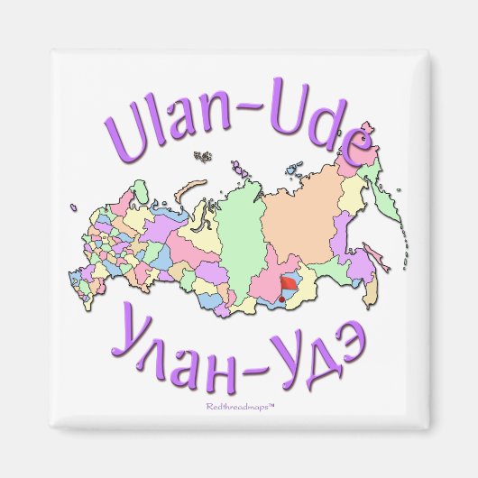 Ulan-Ude Russland Magnet (Vorne)