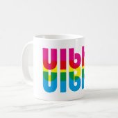 Ulbha (Ulva in Scottish Gaelic (Gàidhlig) Kaffeetasse (Vorderseite Links)