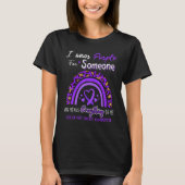Ulcerative Colitis Awareness I Wear Purple For Som T-Shirt (Vorderseite)