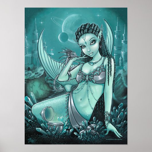 Uli Alien Mermaid Crystal Dragon City Poster (Vorne)