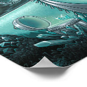 Uli Alien Mermaid Crystal Dragon City Poster (Ecke)