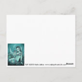 Uli Celestial Alien Mermaid Fee Dragon Postcard Postkarte (Rückseite)