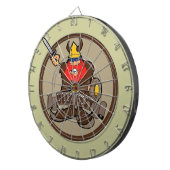 Ullr Fest Happy Ski viking Dartboard Dartscheibe (Vorderseite rechts)