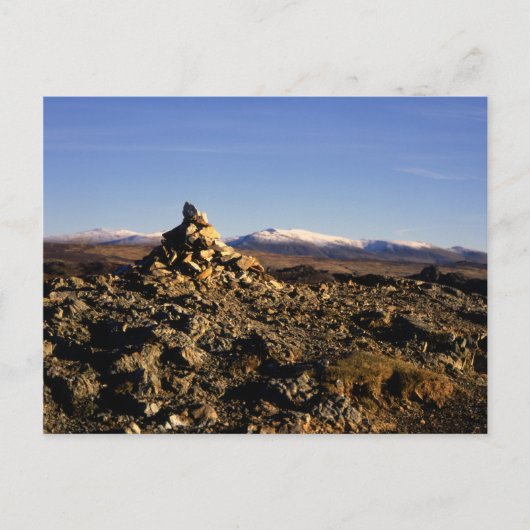 Ullscarf winter Lake District England Postkarte (Vorderseite)