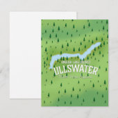 Ullswater Lake District Reiseplan Poster. (Vorne/Hinten)