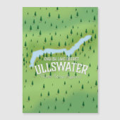 Ullswater Lake District Reiseplan Poster. Magnetkarte (Vorderseite)