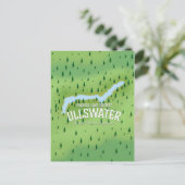 Ullswater Lake District Reiseplan Poster. Postkarte (Stehend Vorderseite)