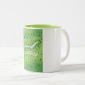 Ullswater Lake District Reiseplan Poster. Zweifarbige Tasse (VorderseiteRechts)