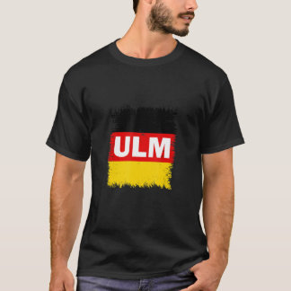 Ulm Deutschland mit deutscher Flagge T-Shirt