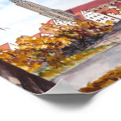 Ulm Kathedrale in Deutschland Malplatz Akryllische Poster (Ecke)