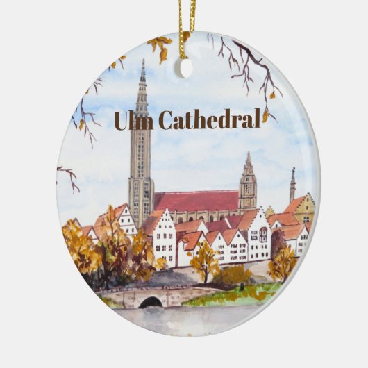 Ulm Kathedrale von Farida Greenfield in Deutschlan Keramik Ornament (Links)