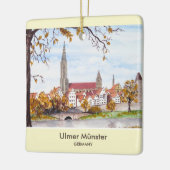 Ulm Minster Germany Painting by Farida Greenfield Keramikornament (Links)