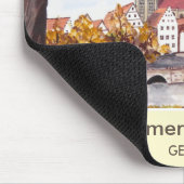 Ulm Minster Germany Painting by Farida Greenfield Mousepad (Ecke)