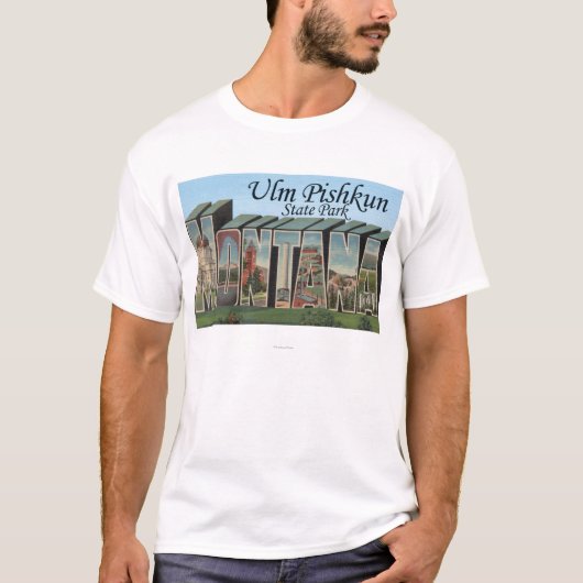 Ulm Pishkun Staats-Park, Montana T-Shirt (Vorderseite)