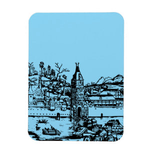 Ulm Stadt in Baden-Württemberg in Deutschland Magnet