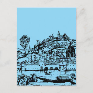 Ulm Stadt in Baden-Württemberg in Deutschland Postkarte