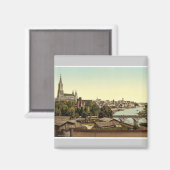 Ulm, Wurtemburg, Deutschland, selten Fotochrom Magnet (Vorderseite/Rückseite)