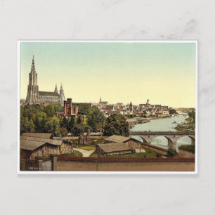 Ulm, Württemberg, Deutschland seltenes Photochrom Postkarte