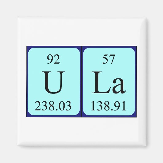 Ulmal Periodenmagnet Magnet (Vorne)