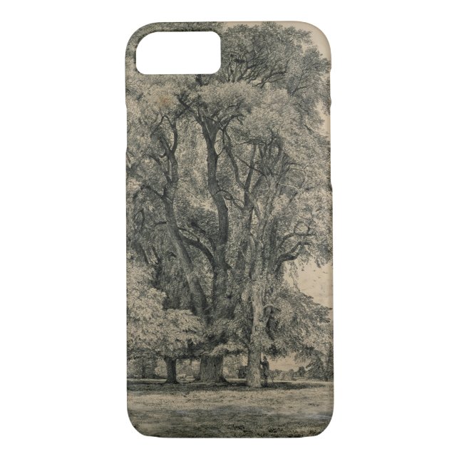 Ulmenbäume John Constables | in altem Hall parken, Case-Mate iPhone Hülle (Rückseite)