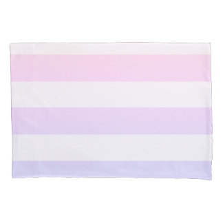 Ulra violet und rosa Pastellstreifen Kissenbezug