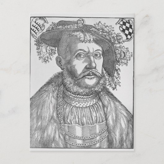 Ulrich, Herzog von Wurttemberg Postkarte (Vorderseite)