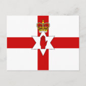 Ulster Banner Northern Ireland Flag Postkarte (Vorderseite)