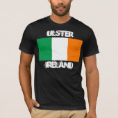 Ulster, Irland mit irischer Flagge T-Shirt (Vorderseite)