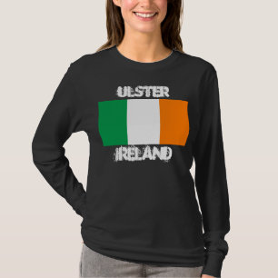 Ulster, Irland mit irischer Flagge T-Shirt