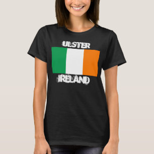 Ulster, Irland mit irischer Flagge T-Shirt