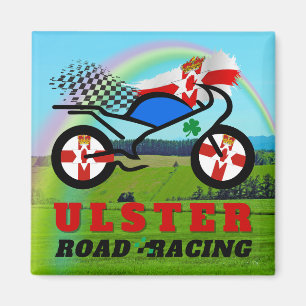 Ulster Motorrad Road Racing Magnet