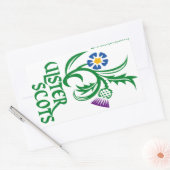 Ulster-Schotte-Design Rechteckiger Aufkleber (Umschlag)