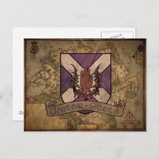 Ulster Schotten Postkarte (Vorne/Hinten)