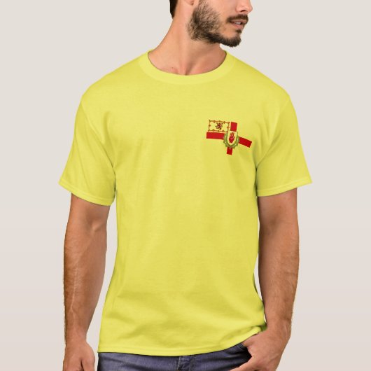 Ulster-Schotten/Schotte-Irische Flagge T-Shirt (Vorderseite)