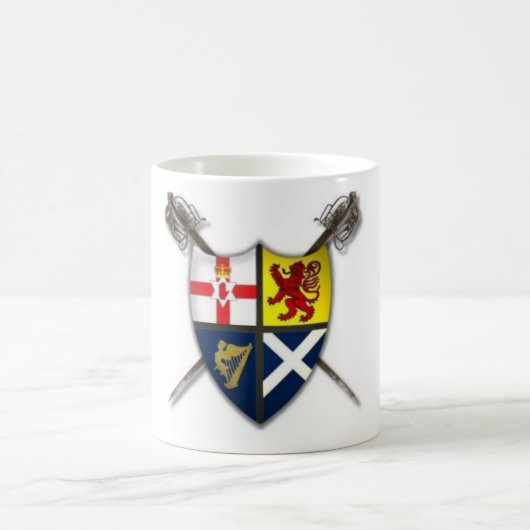 Ulster-Schotten/Schotte-Irisches Wappen Tasse (Mittel)