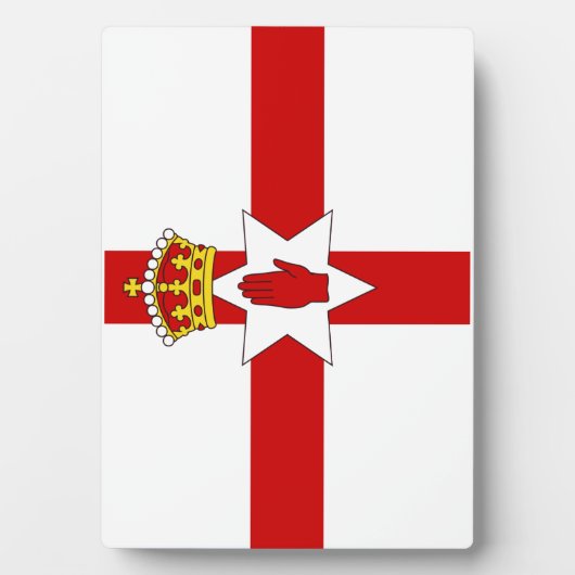 Ulsterflagge Nordirland Fotoplatte (Vorderseite)