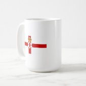 Ulsterflagge Nordirland Kaffeetasse (Vorderseite Links)