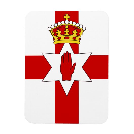 Ulsterflagge Nordirland Magnet (Vertikal)