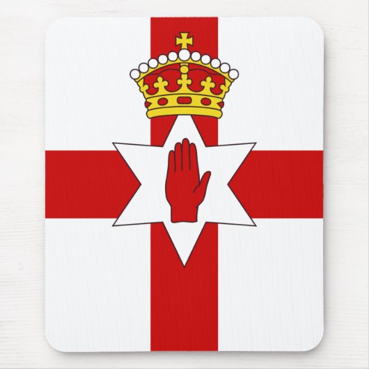 Ulsterflagge Nordirland Mousepad (Vorne)