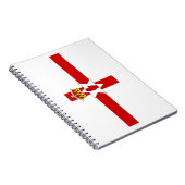 Ulsterflagge Nordirland Notizblock (Rechte Seite)