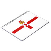 Ulsterflagge Nordirland Notizblock (Linke Seite)
