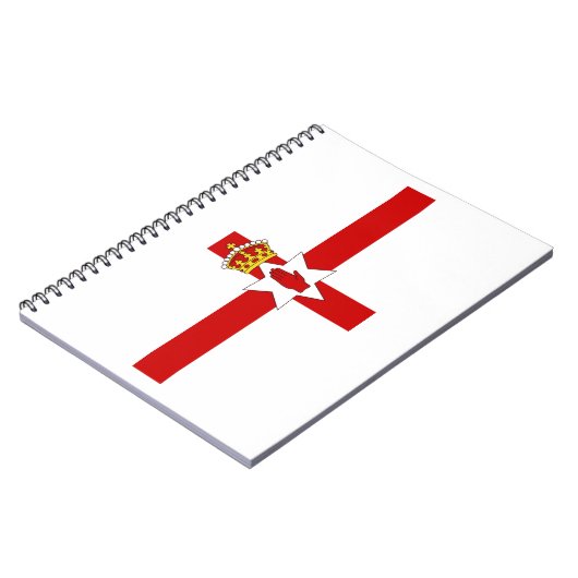 Ulsterflagge Nordirland Notizblock (Linke Seite)