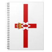 Ulsterflagge Nordirland Notizblock (Vorderseite)