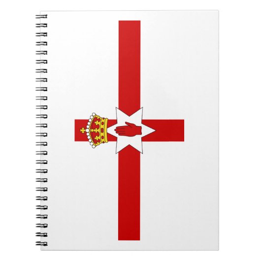 Ulsterflagge Nordirland Notizblock (Vorderseite)