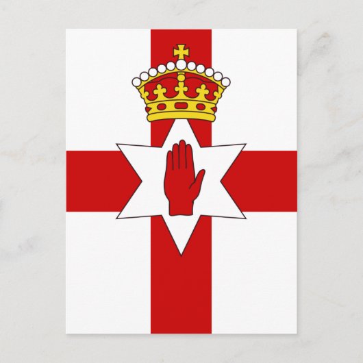 Ulsterflagge Nordirland Postkarte (Vorderseite)