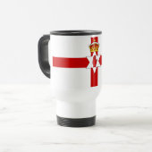 Ulsterflagge Nordirland Reisebecher (Vorderseite Links)